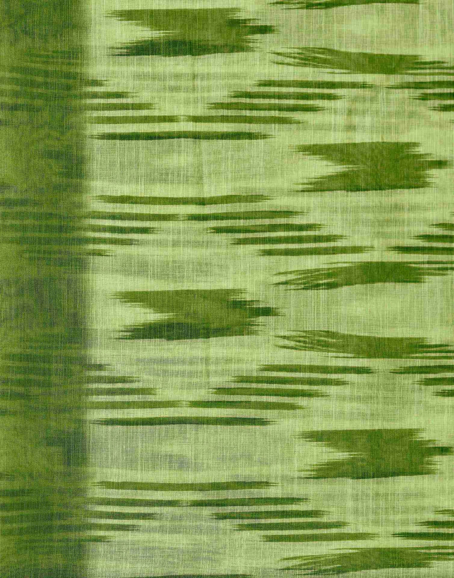 Pista Green Linen Printed Saree