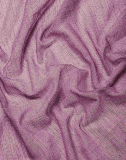 Mauve Cotton Woven Saree