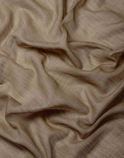 Dusty Beige Cotton Woven Saree
