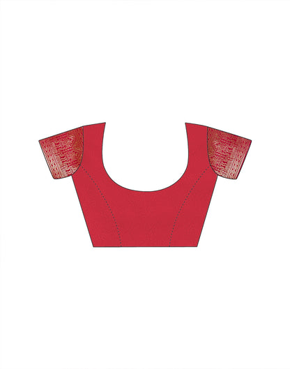 Black Tusser Silk Woven Kanjivaram Saree