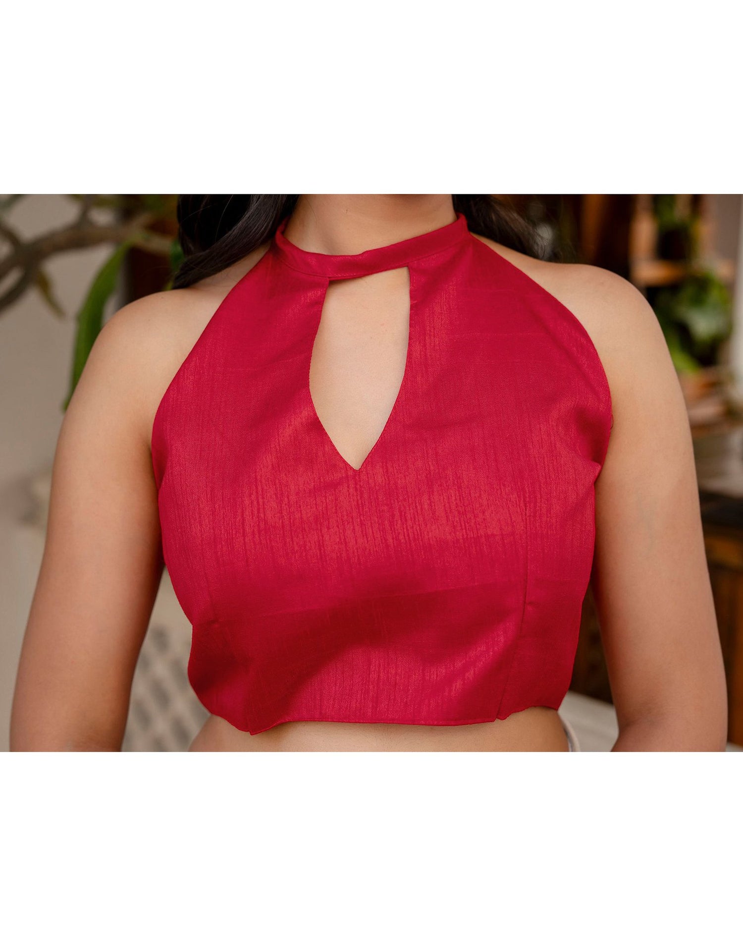 Off White Linen Printed Saree