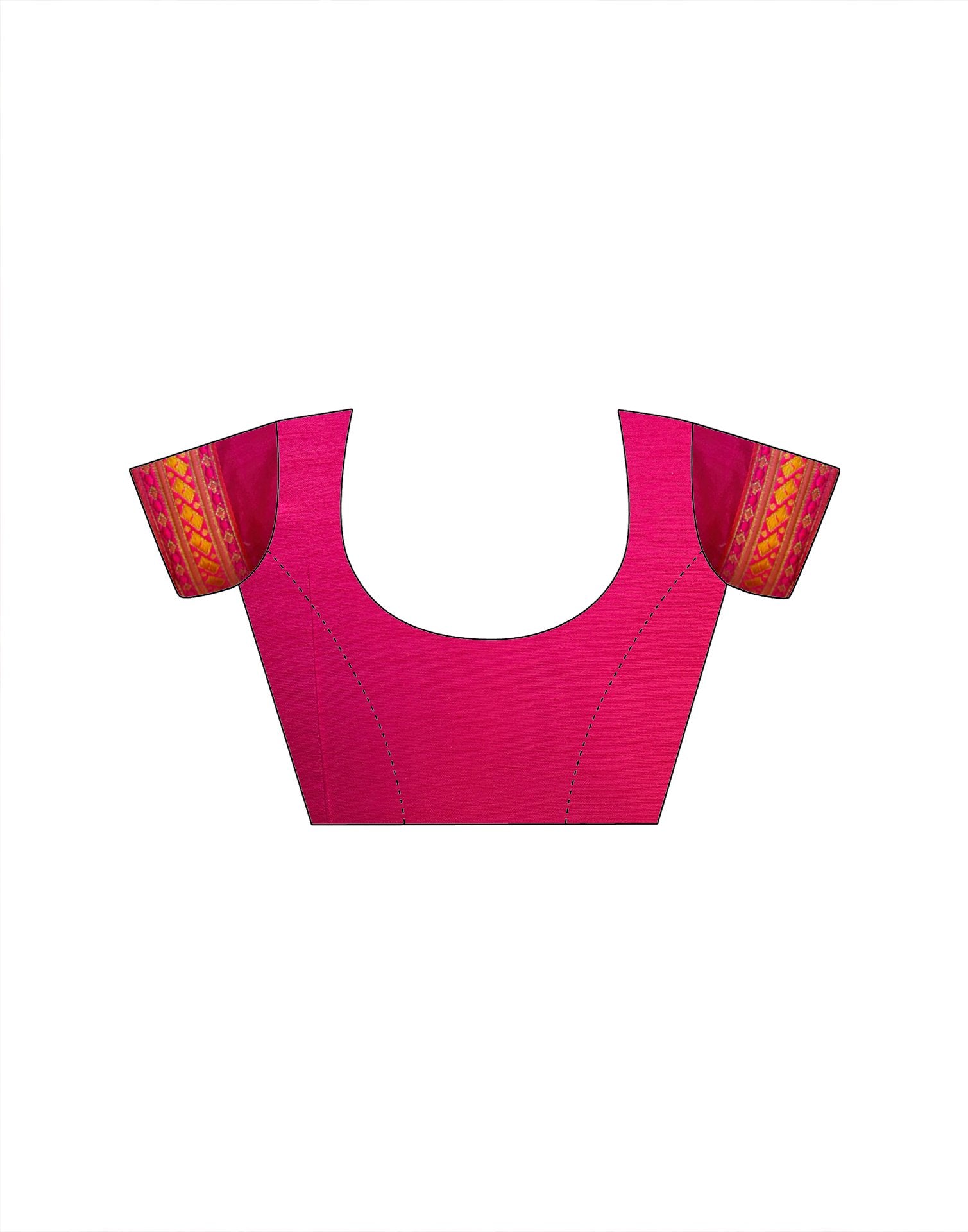 Pink Georgette Laheriya Printed Saree