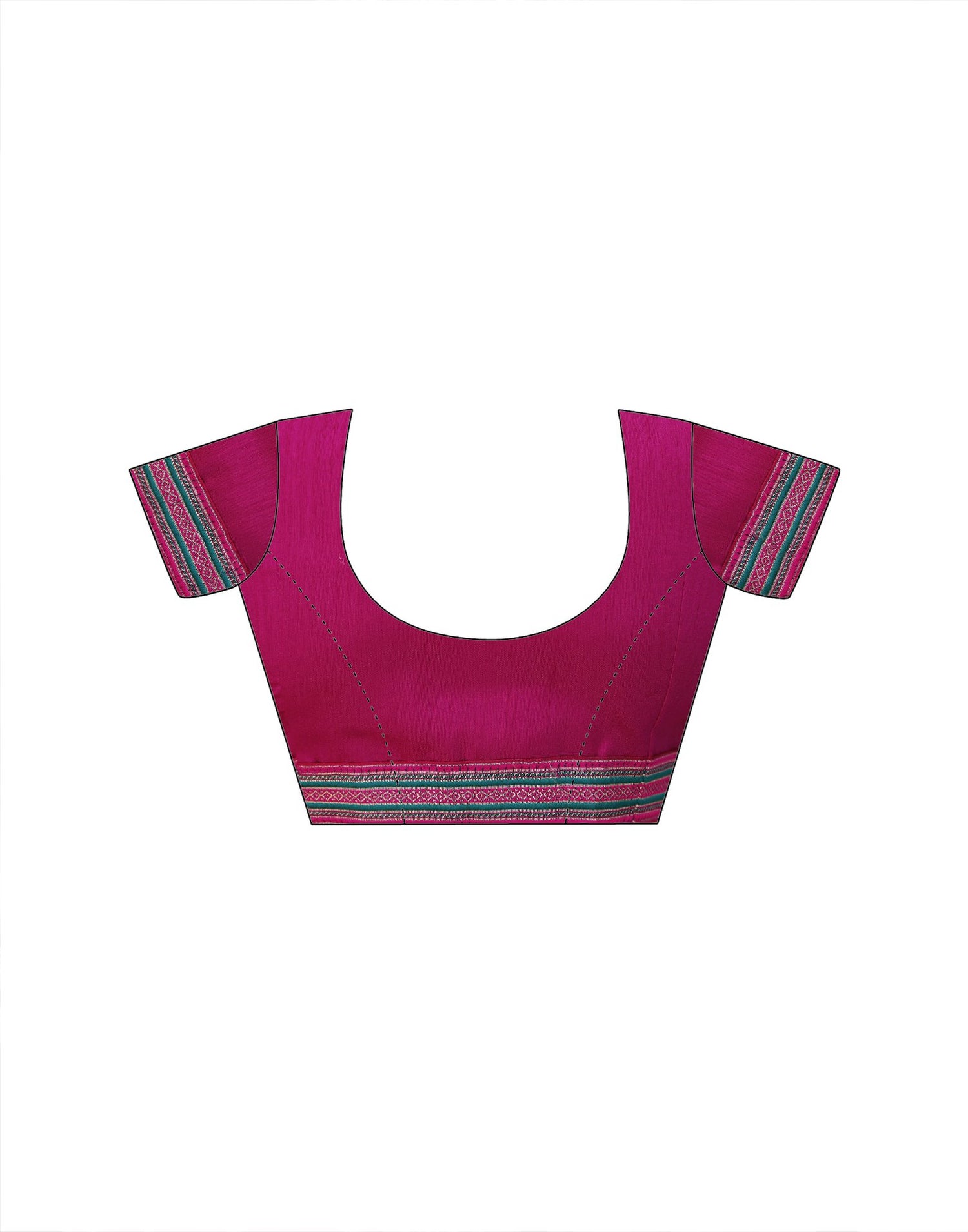 Pink Georgette Laheriya Printed Saree