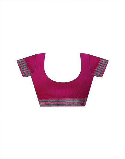 Pink Georgette Laheriya Printed Saree