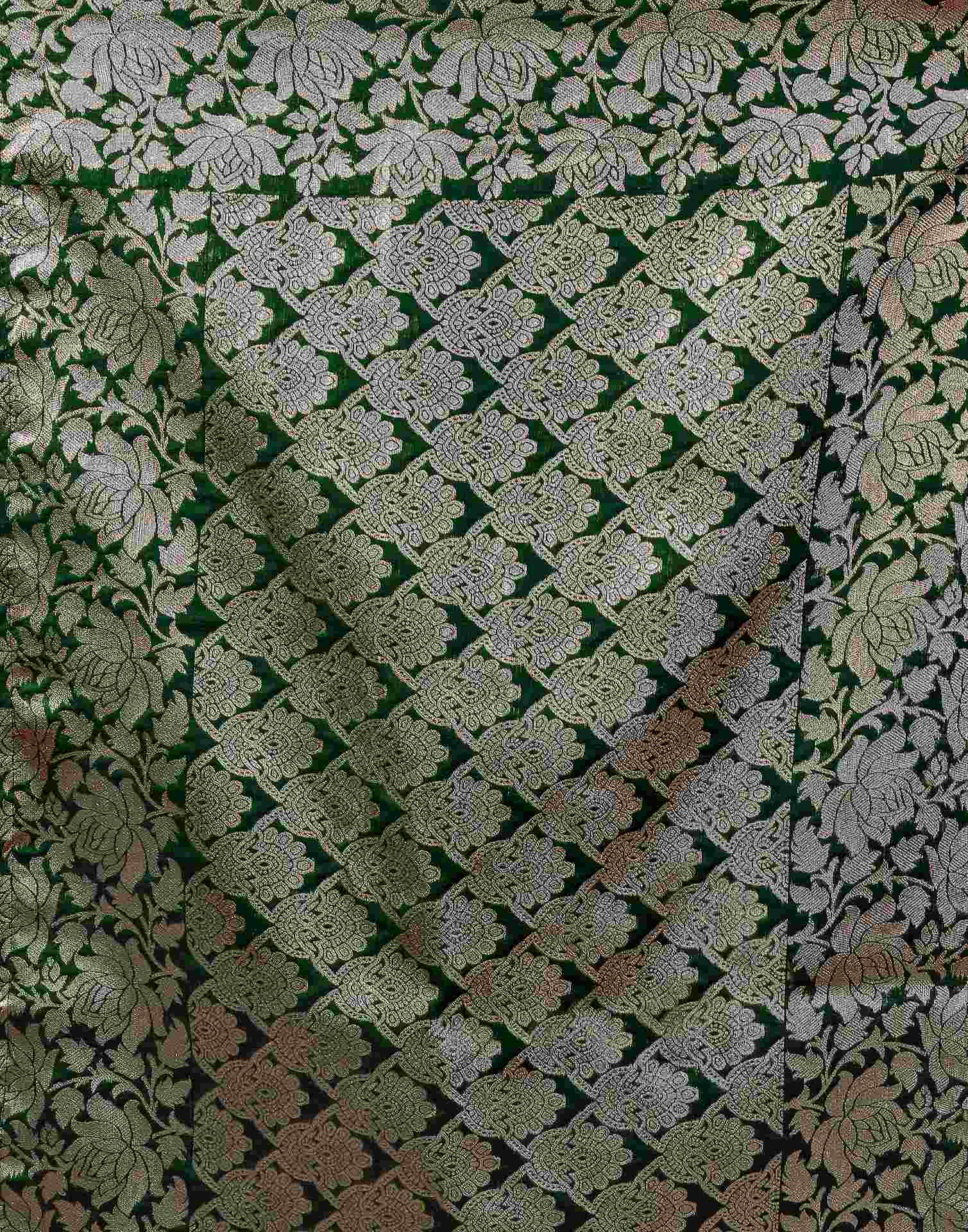 Green Silk Woven Banarasi Saree