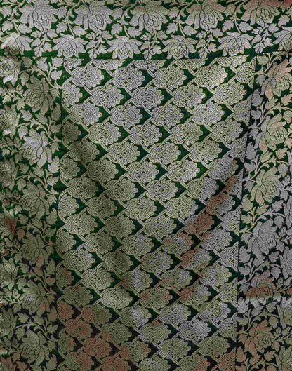 Green Silk Woven Banarasi Saree