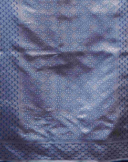 Blue Silk Woven Banarasi Saree