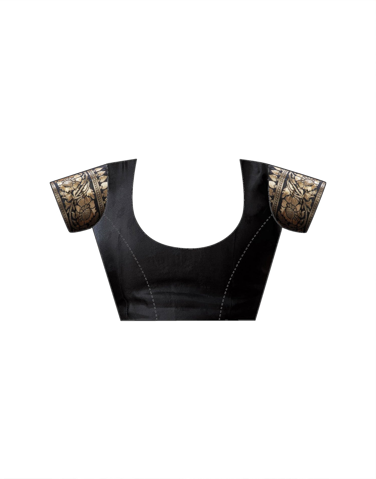 Black Silk Woven Banarasi Saree
