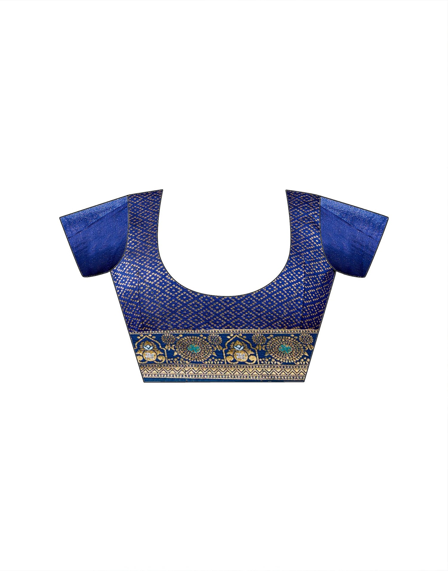 Sky Blue Silk Woven Patola Saree