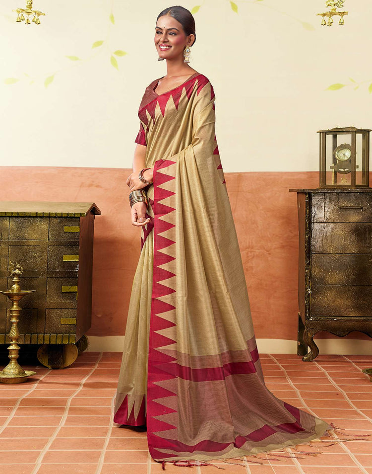 Golden Silk Woven Kanjivaram Saree