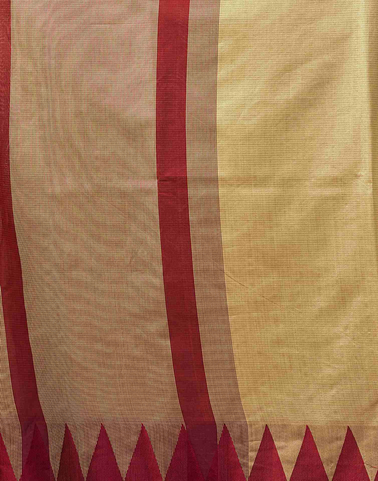 Golden Silk Woven Kanjivaram Saree