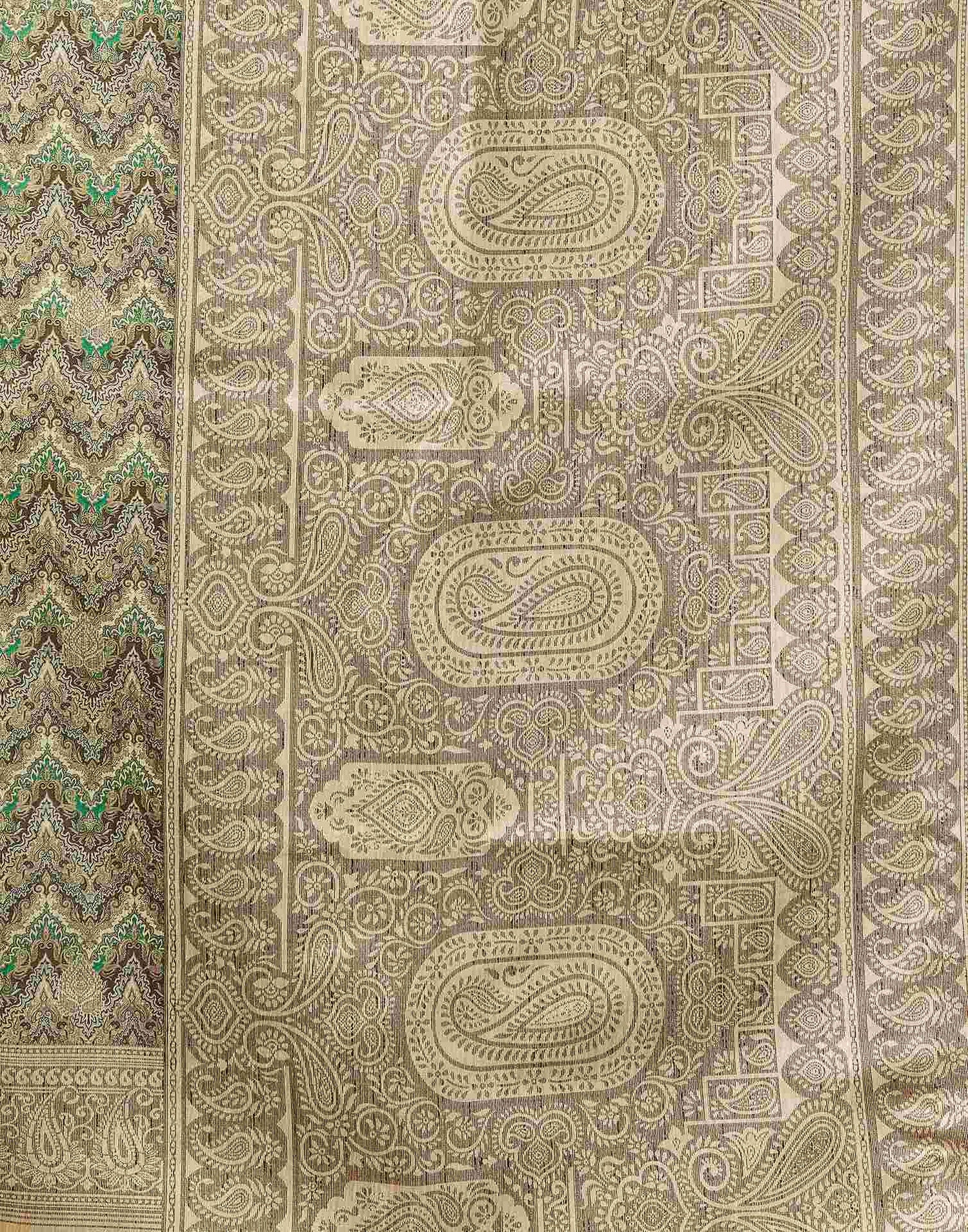 Multicoloured Silk Printed Saree