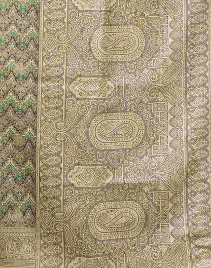 Multicoloured Silk Printed Saree