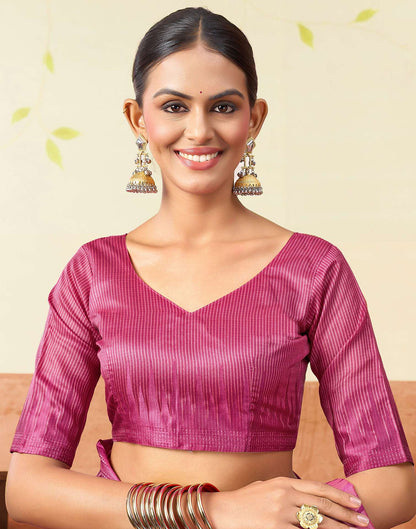 Pink Silk Woven Kanjivaram Saree