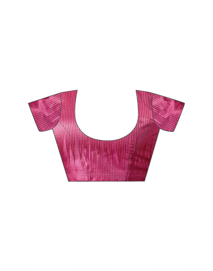 Pink Silk Woven Kanjivaram Saree
