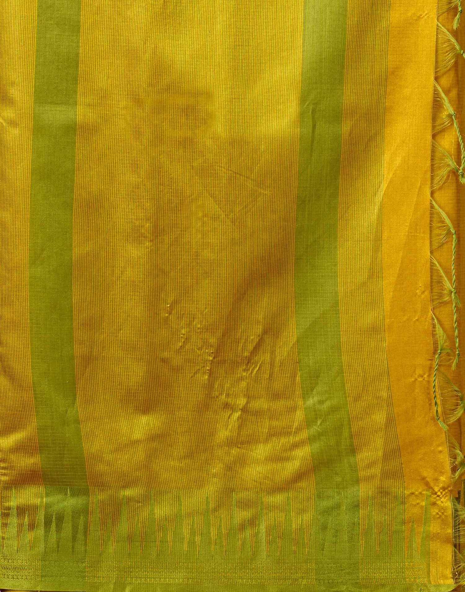 Yellow Silk Woven Kanjivaram Saree