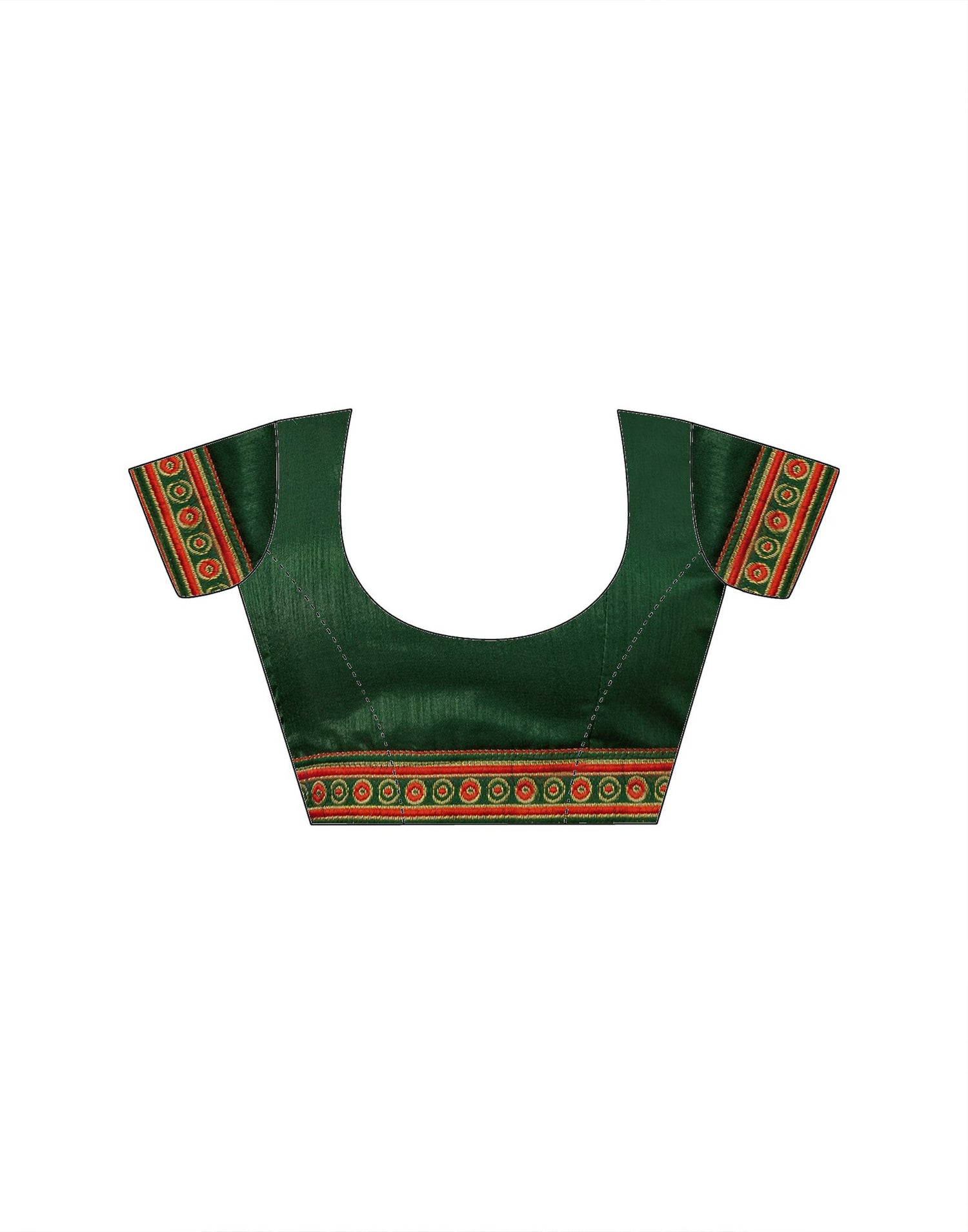 Green Georgette Bandhani Saree
