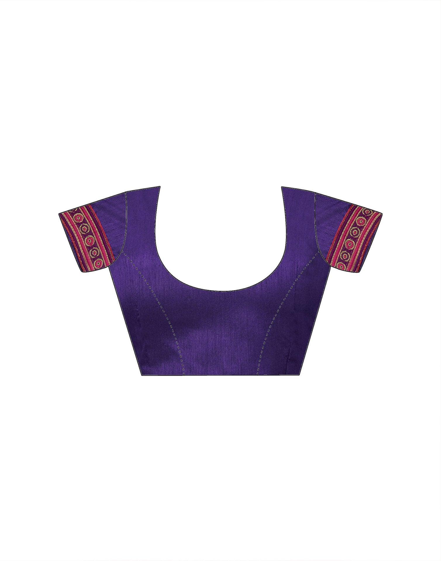 Purple Georgette Bandhani Saree
