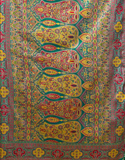 Multicoloured Silk Woven Banarasi Saree