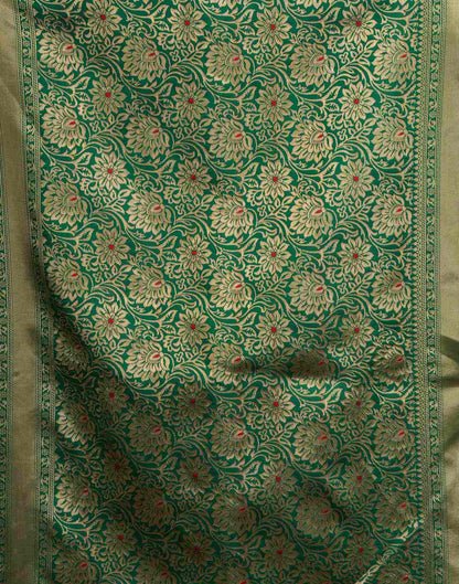 Red Silk Woven Banarasi Saree