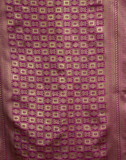 Turquoise Silk Woven Banarasi Saree