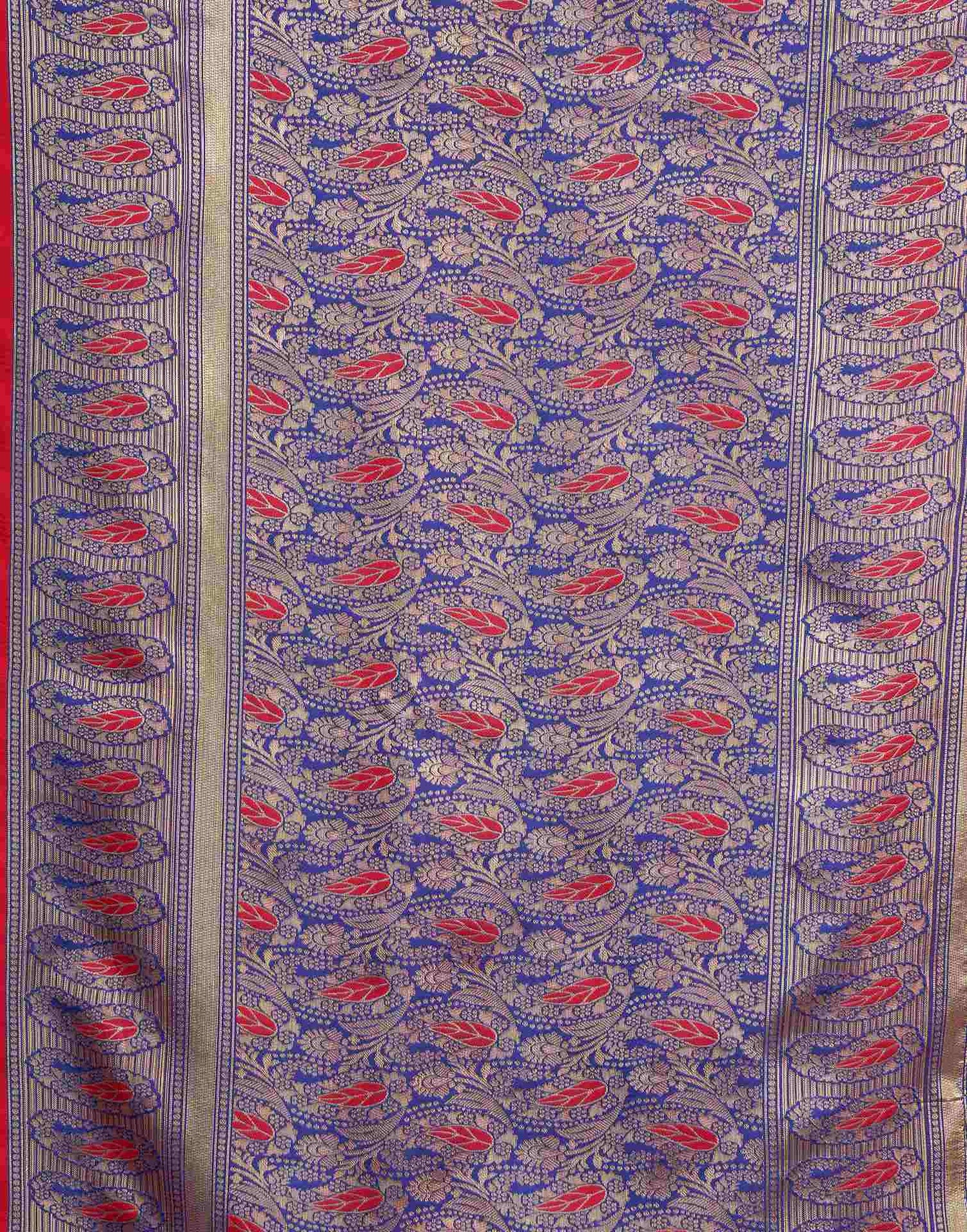 Red Silk Woven Banarasi Saree
