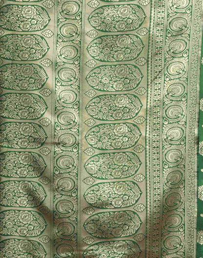 Green Silk Woven Banarasi Saree