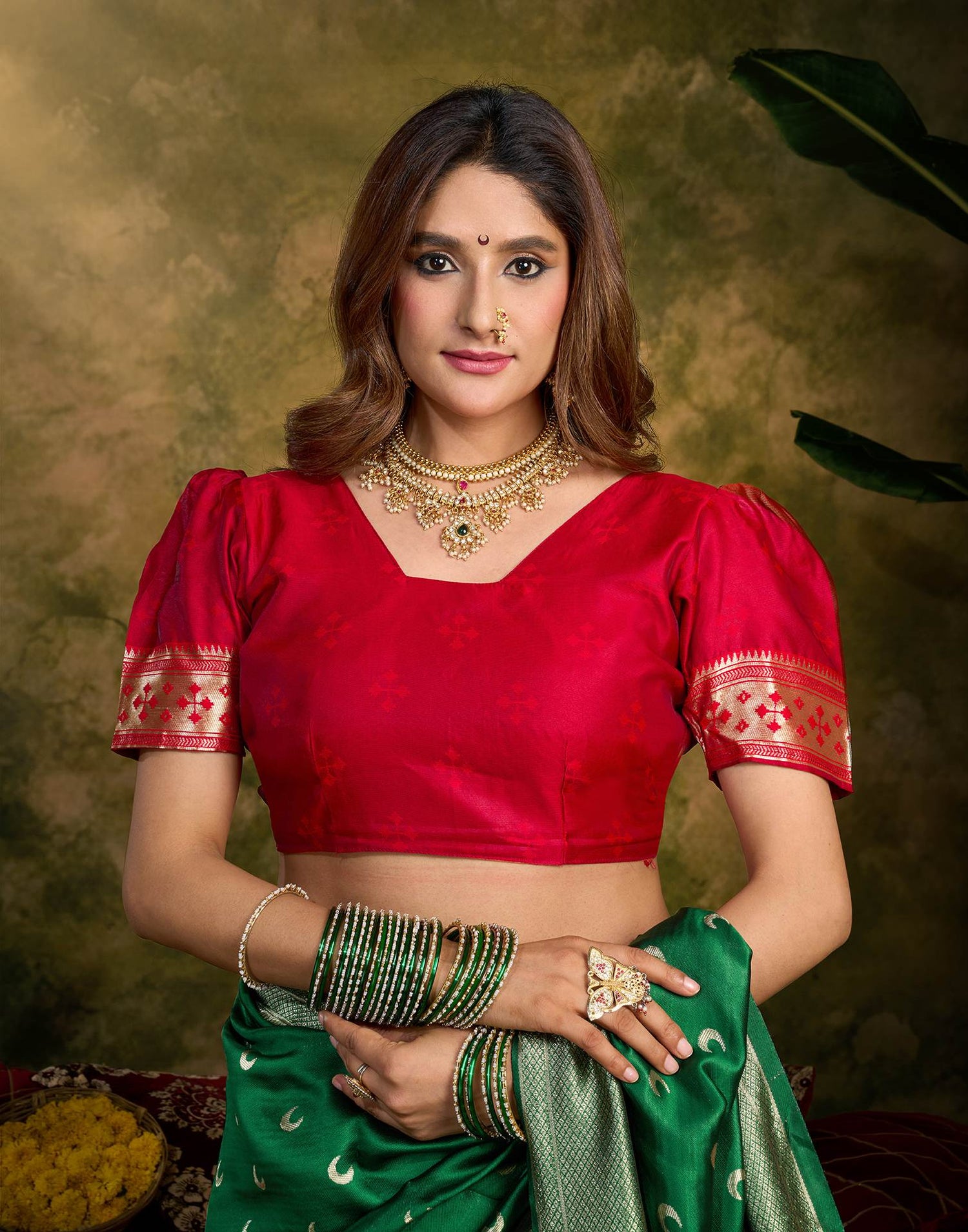 Green Silk Woven Paithani Saree