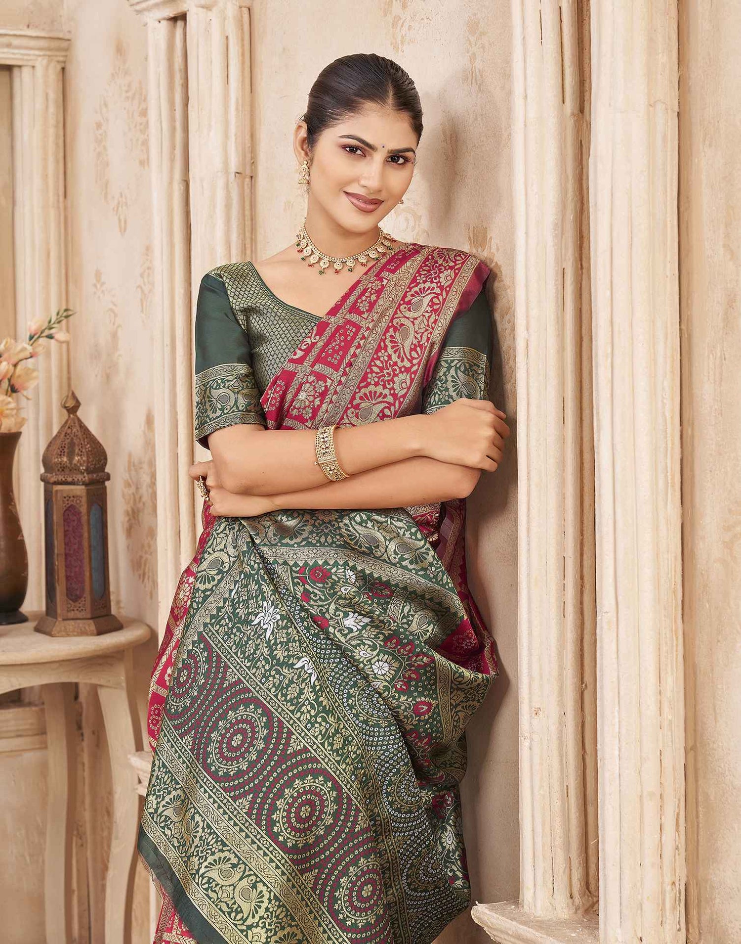 Red Silk Woven Patola Saree