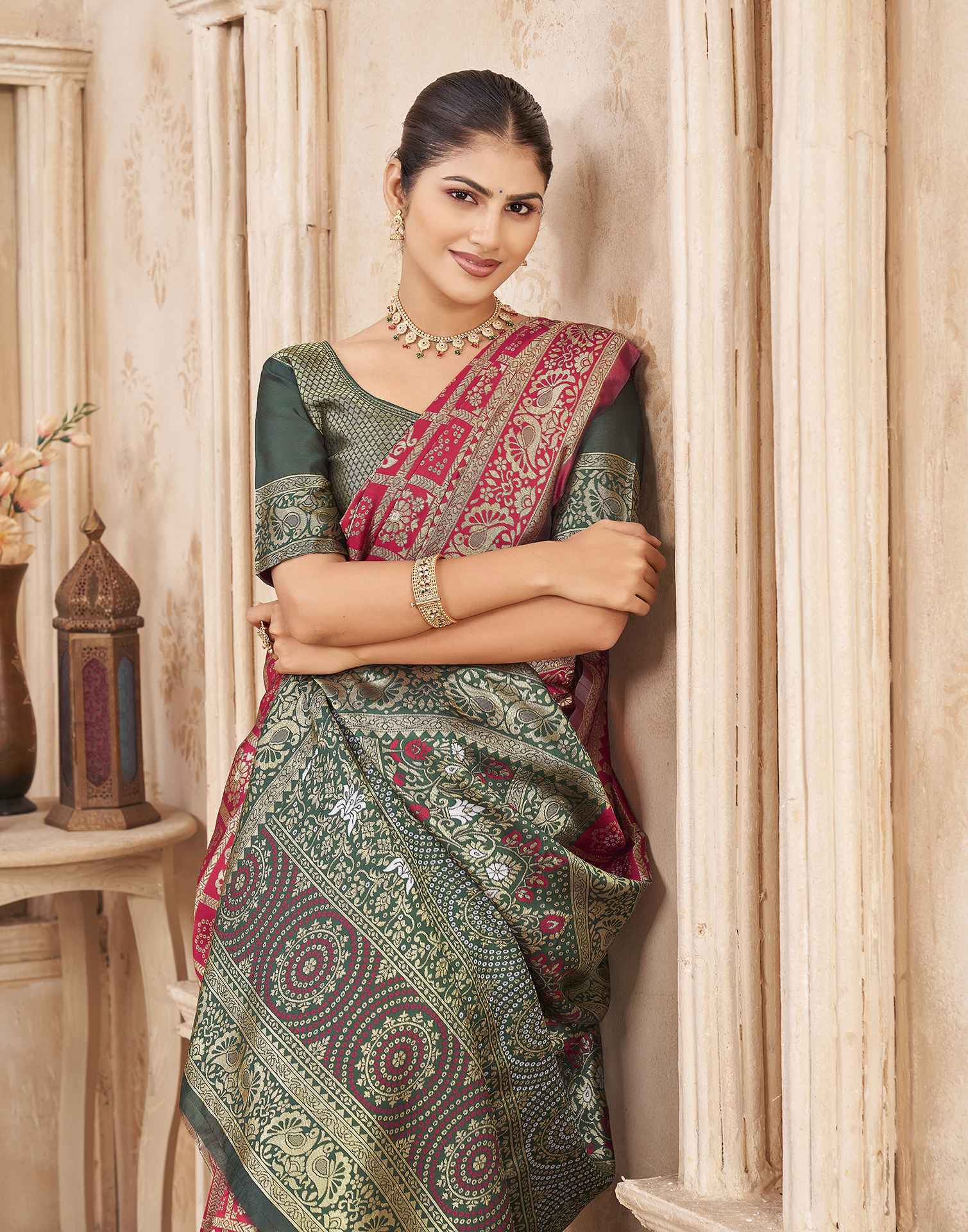 Red Silk Woven Patola Saree