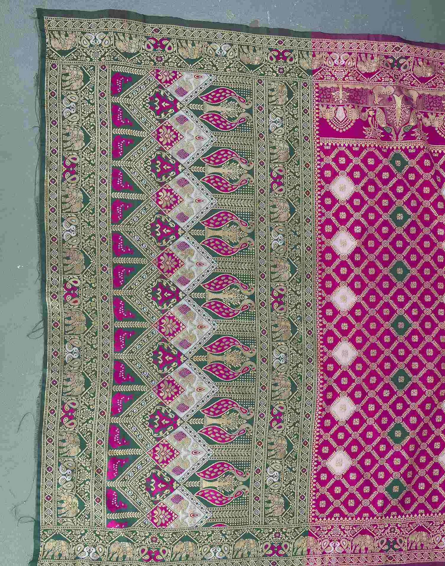 Royal Blue Silk Woven Banarasi Saree