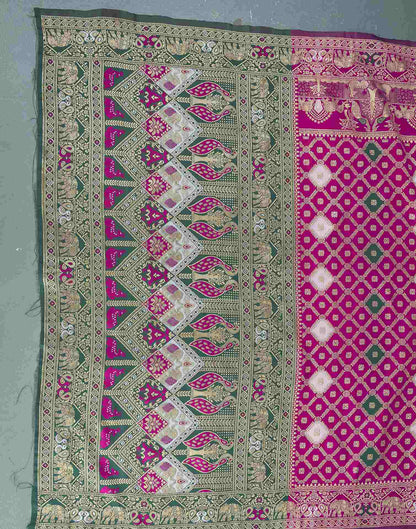 Royal Blue Silk Woven Banarasi Saree