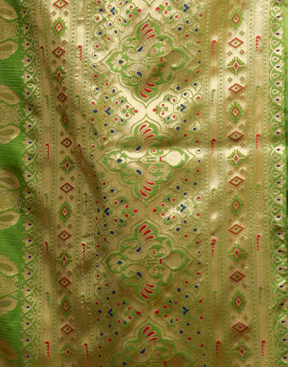 Green Silk Woven Paithani Saree