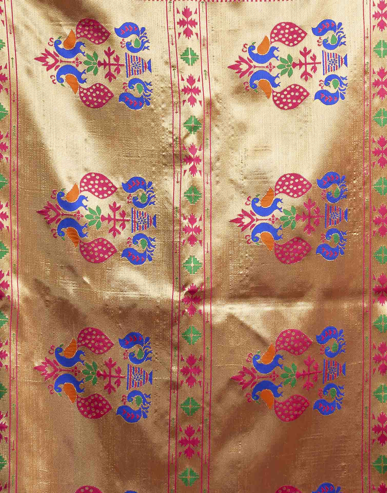 Green Silk Woven Paithani Saree