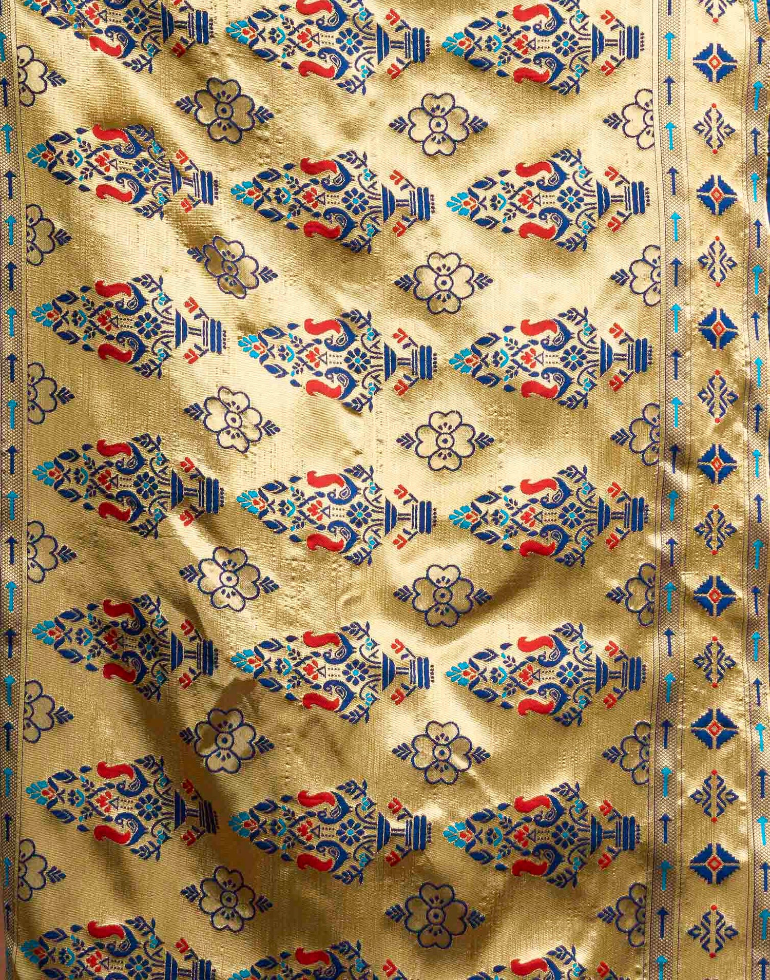 Blue Silk Woven Paithani Saree