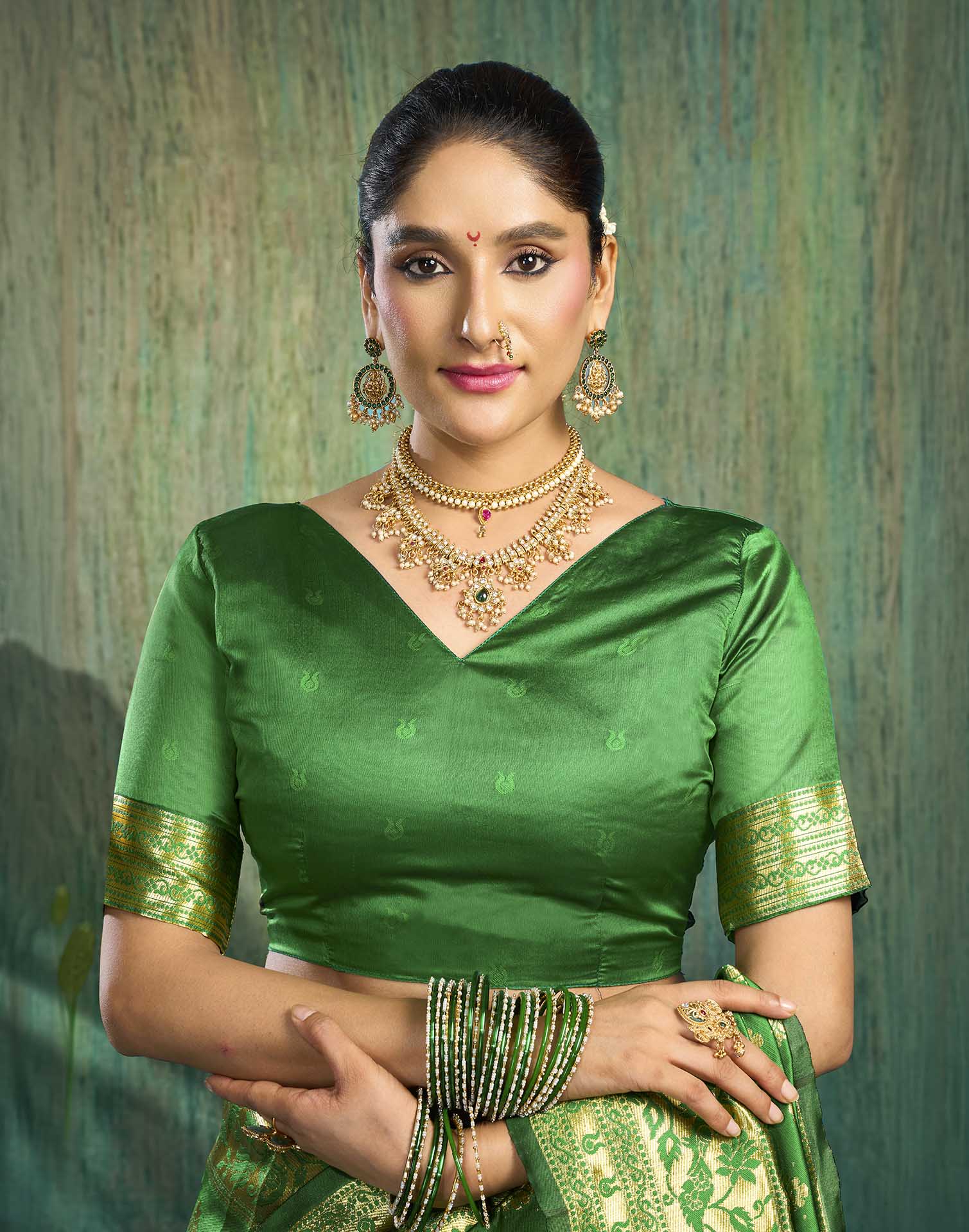 Green Silk Woven Paithani Saree