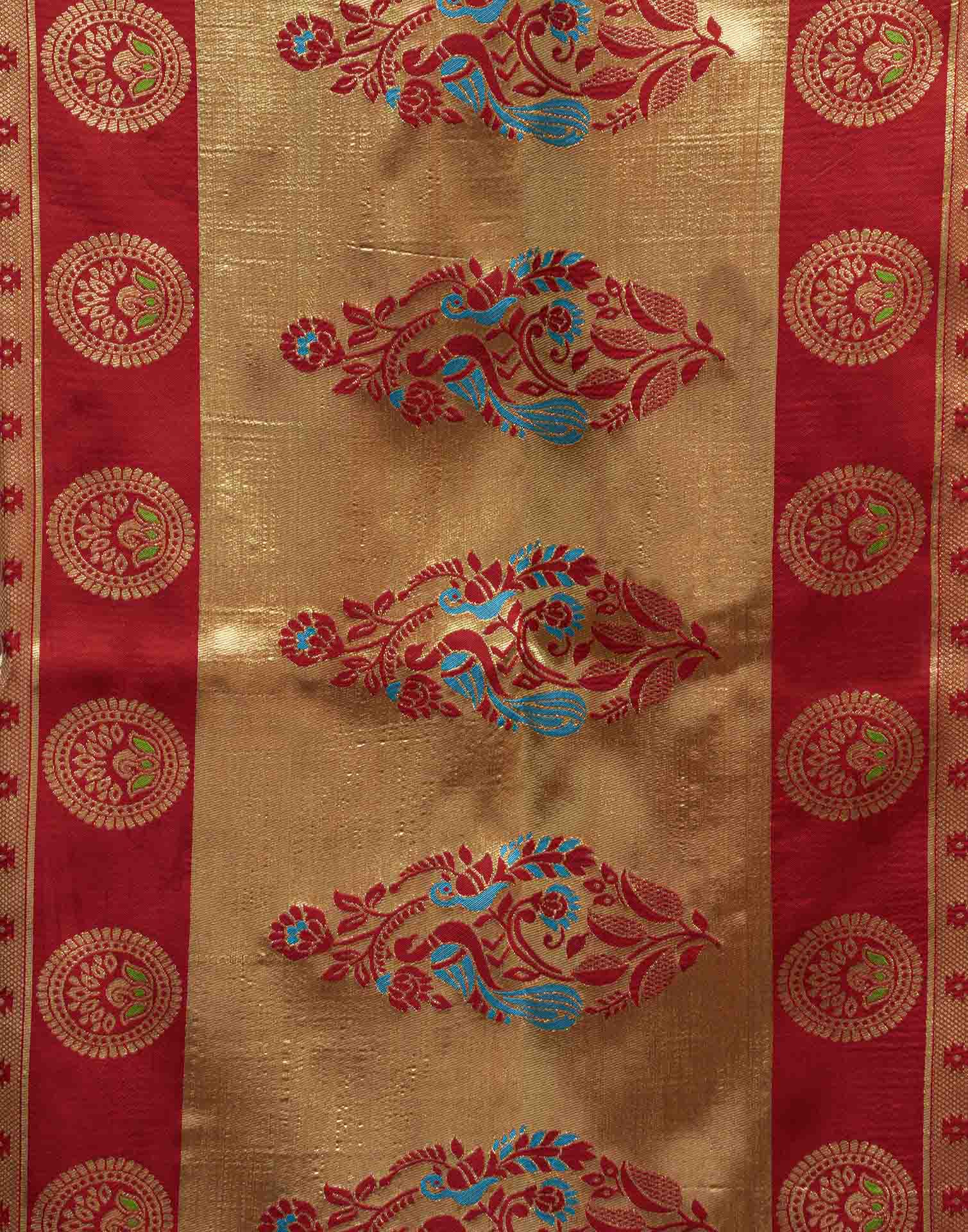 Green Silk Woven Paithani Saree