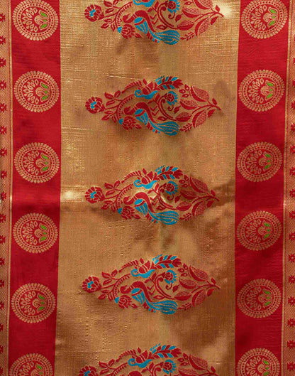 Green Silk Woven Paithani Saree
