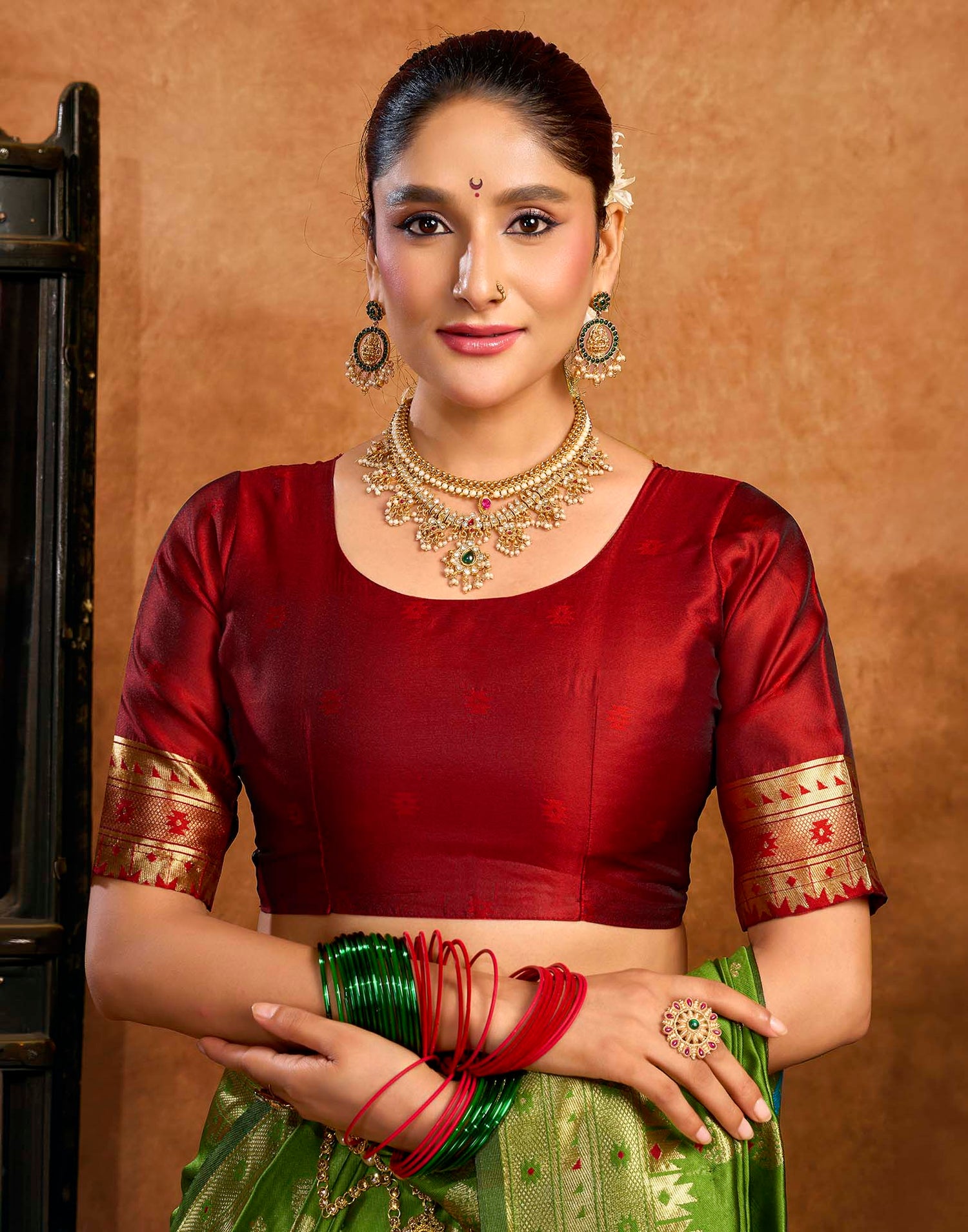 Green Silk Woven Paithani Saree