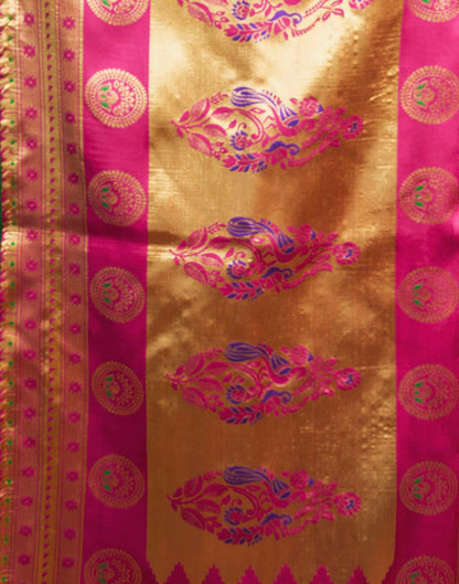 Green Silk Woven Paithani Saree