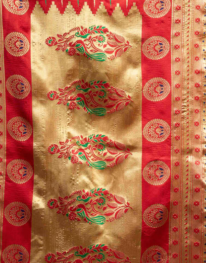 Royal Blue Silk Woven Paithani Saree