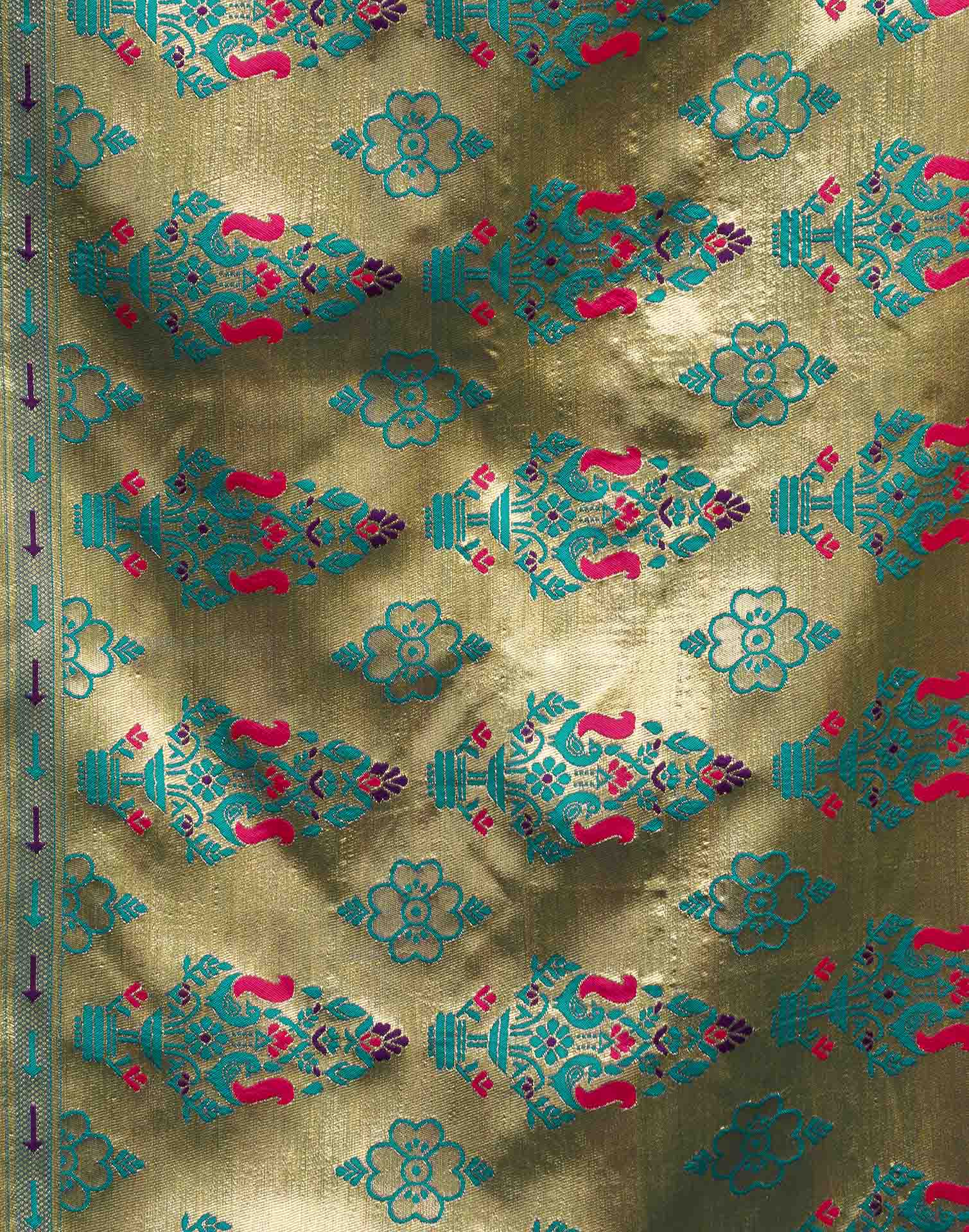 Purple Silk Woven Paithani Saree