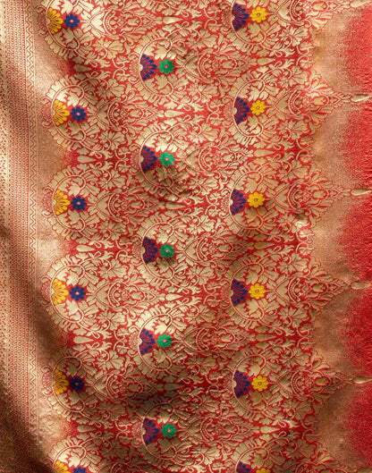 Blue Silk Woven Banarasi Saree
