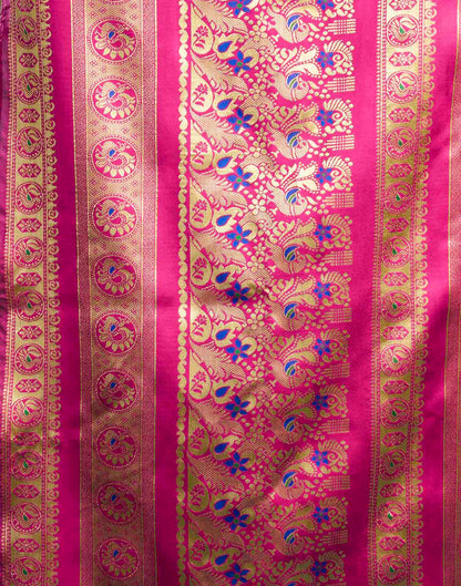 Royal Blue Silk Woven Paithani Saree