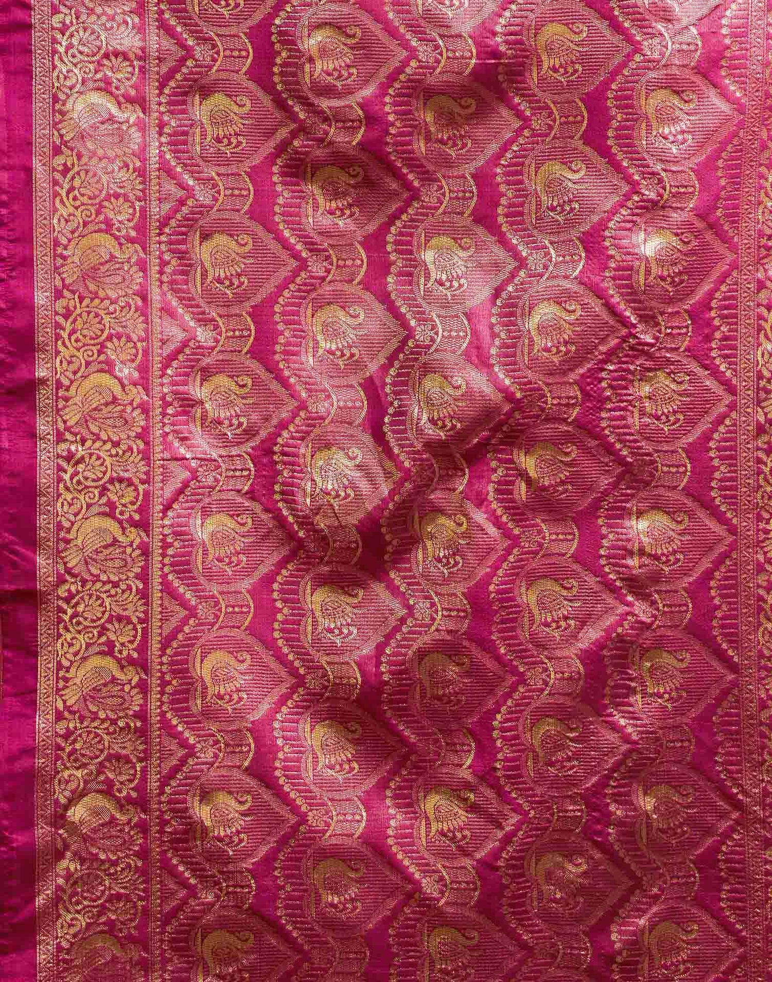 Light Pink Silk Woven Paithani Saree
