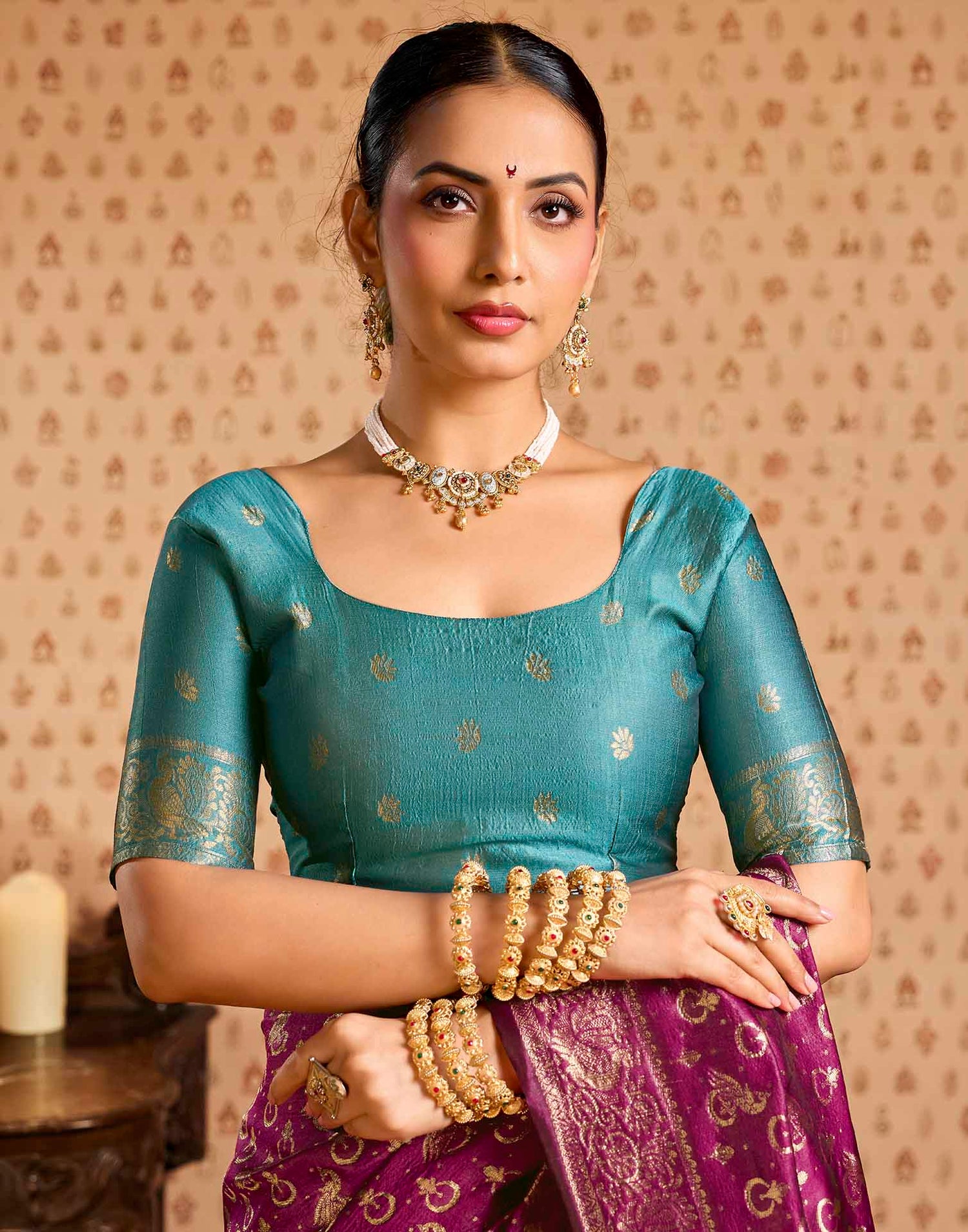 Red Silk Woven Paithani Saree
