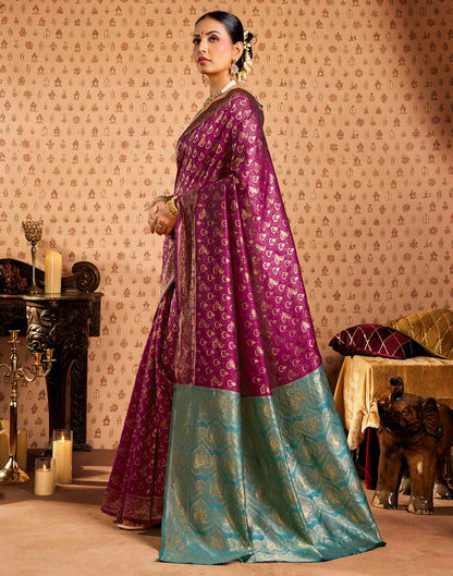 Red Silk Woven Paithani Saree