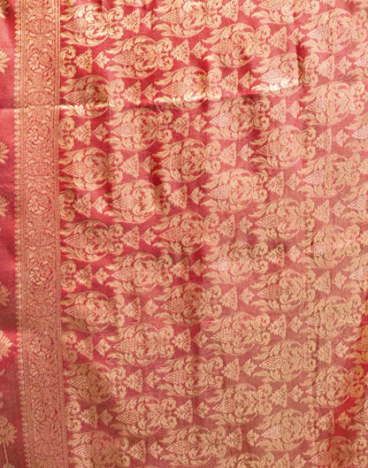Light Pink Silk Woven Banarasi Saree