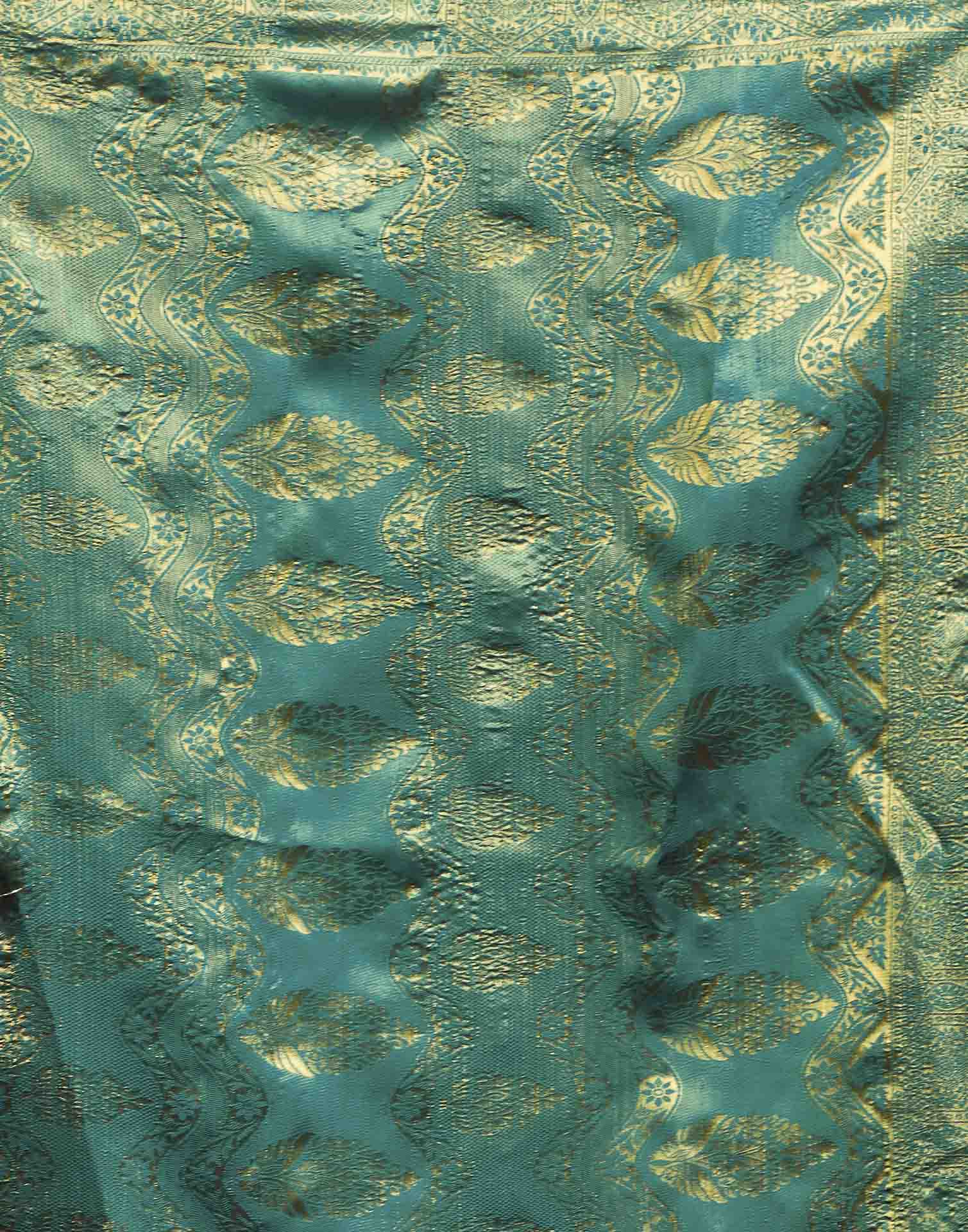 Pink Silk Woven Banarasi Saree