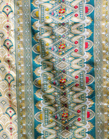 Off White Silk Woven Patola Saree